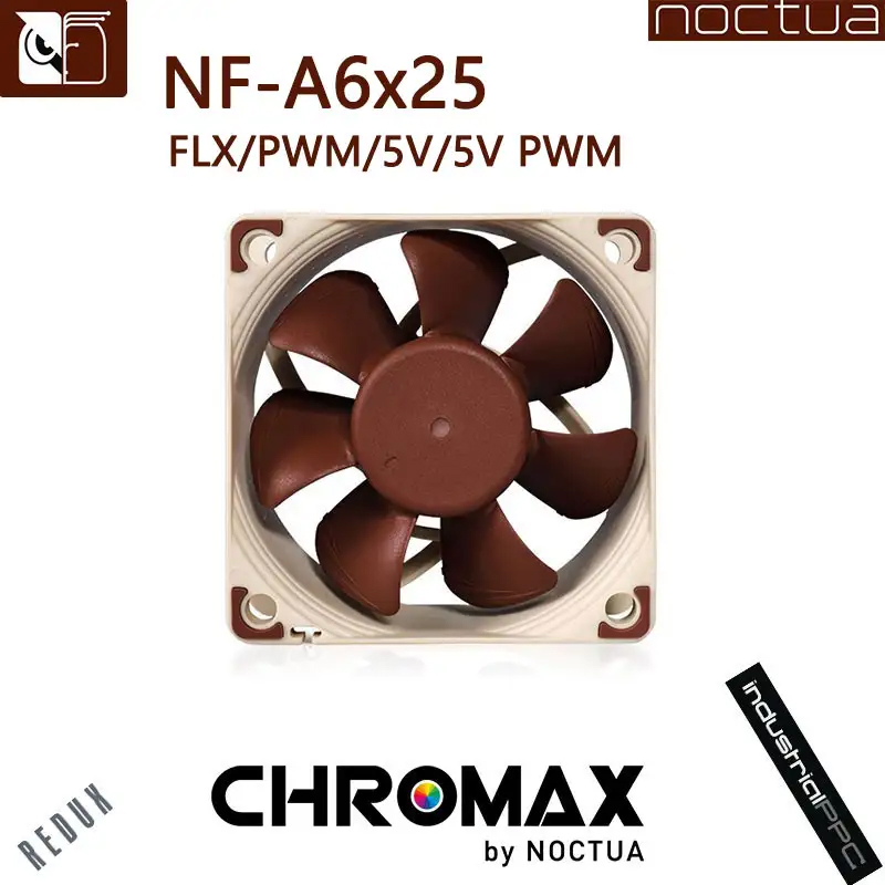 Case Fan Controller - Noctua NF-A6x25 Caso Ventilador, Computador Cooles,