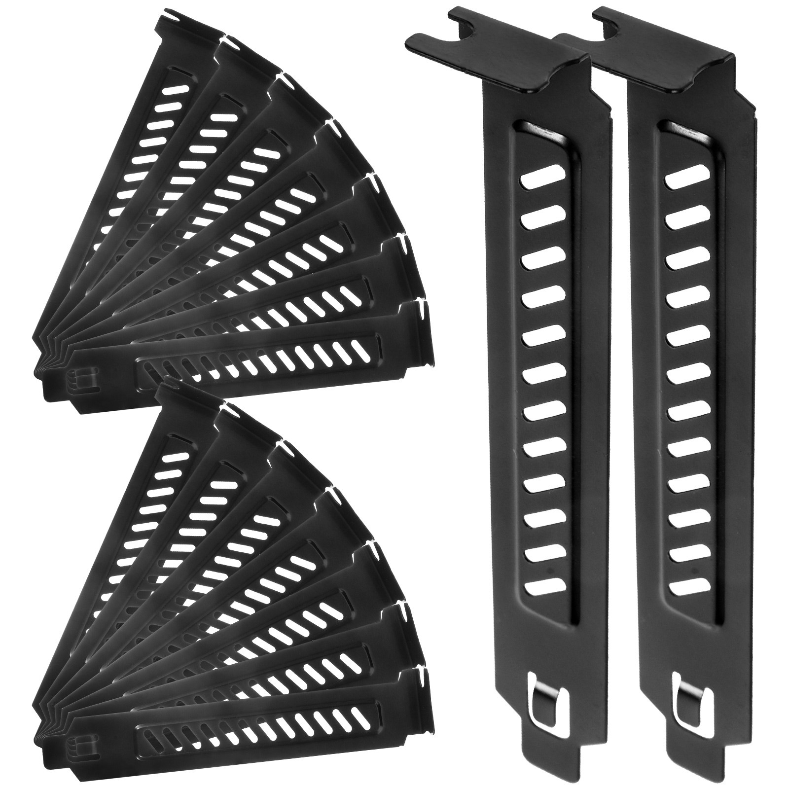Dust Filter Pc - 30 unidades de tampas pretas ventiladas
