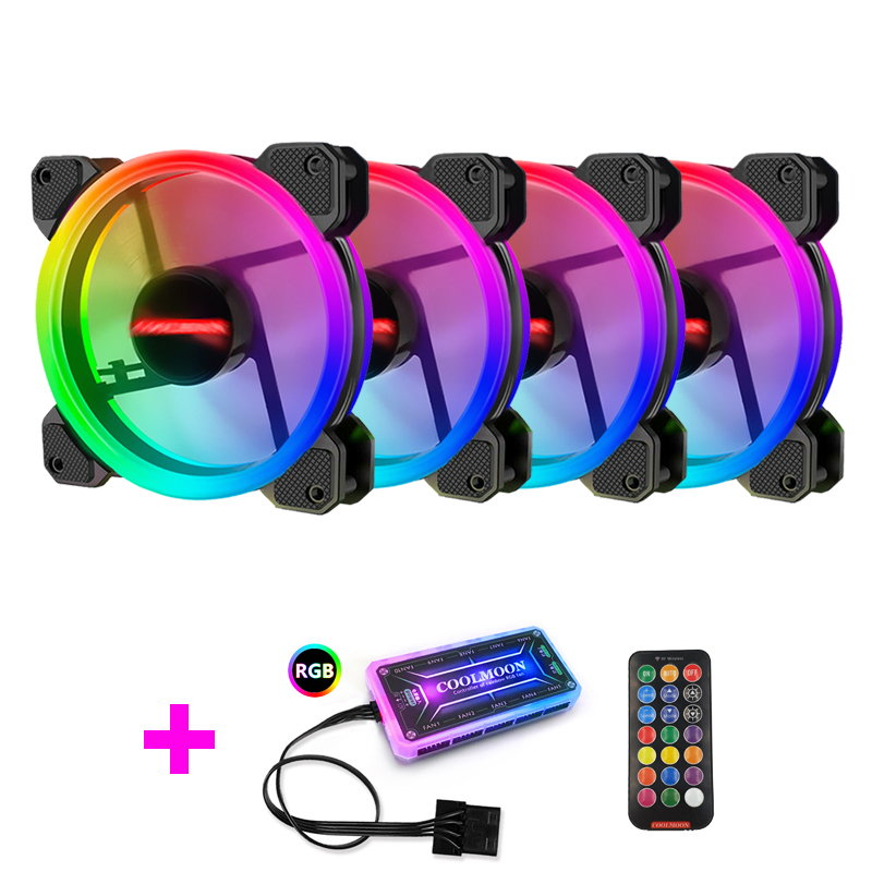Case Fan Controller - Coolmoon Case Fan: Cooler RGB para