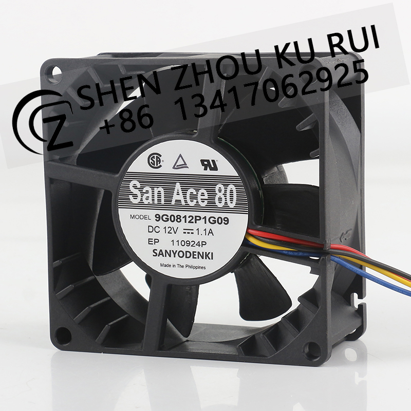 Sanyo 12V 1.1A AC EC 8038 80x8 - Case Fan Controller avaliação e preço