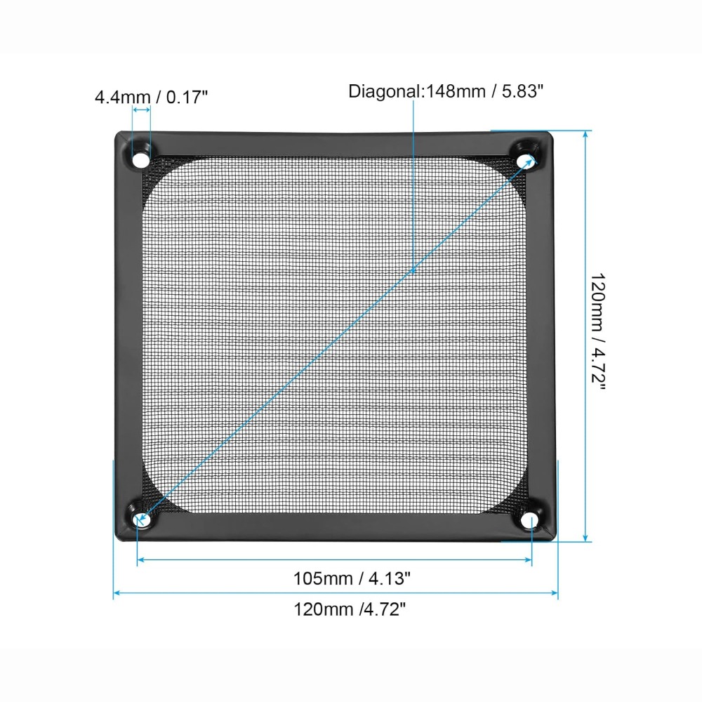 Capa de Malha Anti Ferrugem pa - Dust Filter Pc avaliação e preço