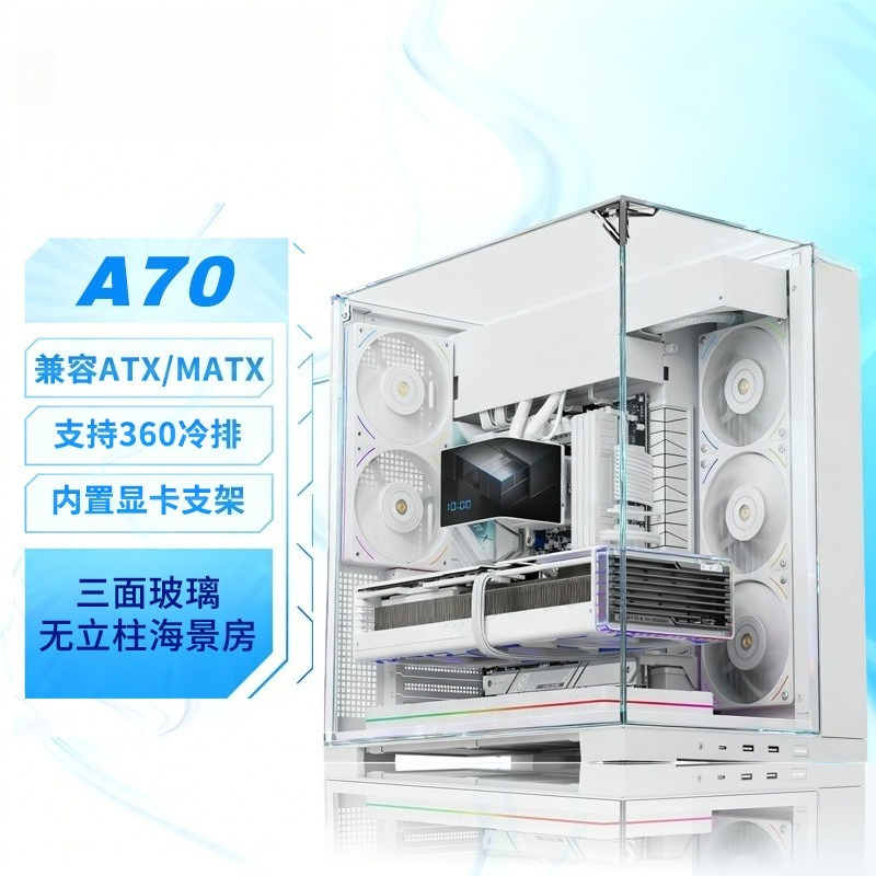 Gabinete de PC Branco Panorâmi - Atx Case avaliação e preço