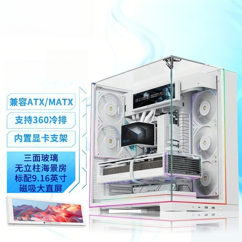 Gabinete de PC Branco Panorâmi - Atx Case avaliação e preço