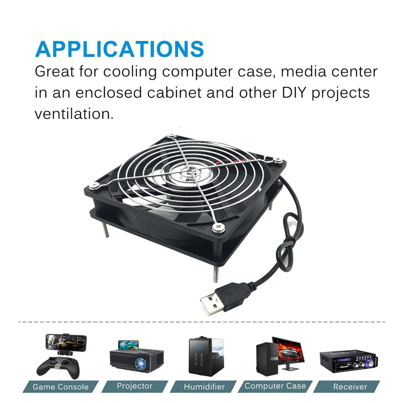8/12cm 12v usb alimentado comp - Pc Chassis avaliação e preço