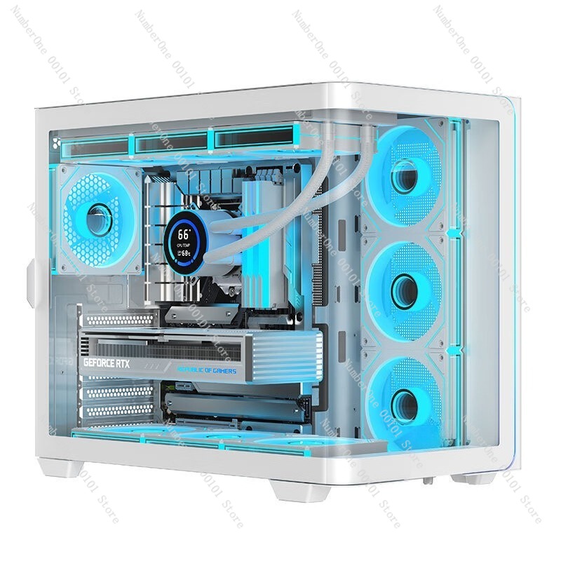 Gabinete de PC Desktop com Vid - Atx Case avaliação e preço