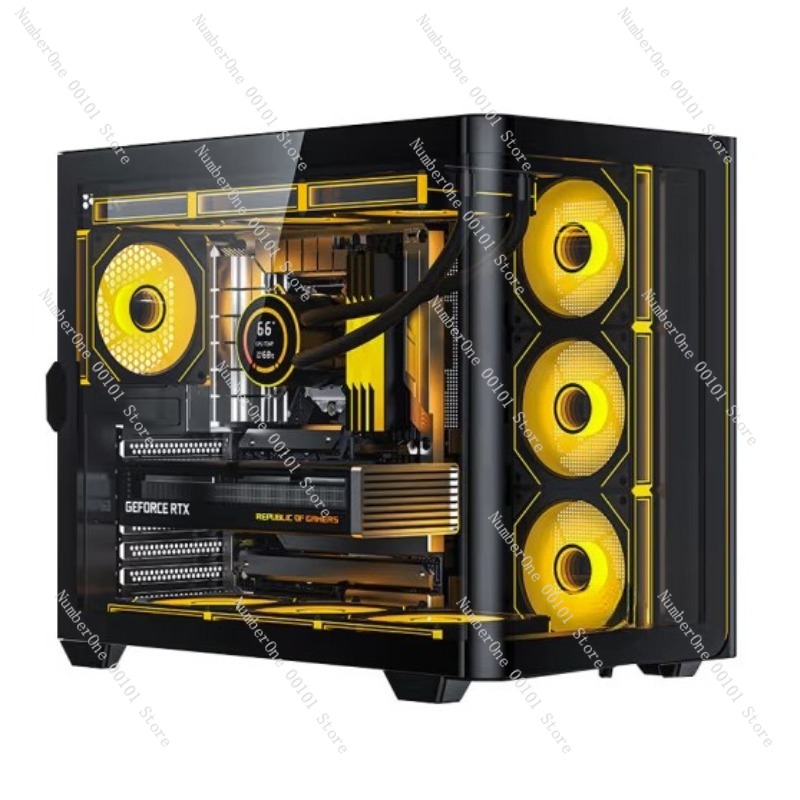 Gabinete de PC Desktop com Vid - Atx Case avaliação e preço